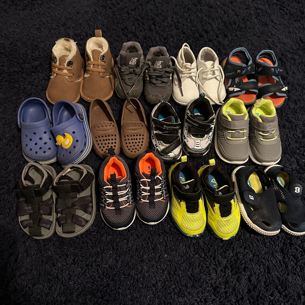 Baby boy shoe lot 12 pair